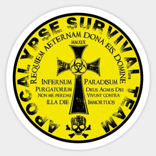 The Apocalypse Survival Team Sticker